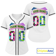 Load image into Gallery viewer, Women's 90S Hiphop Baseball Jersey Custom Retro Streetwear Baseball Outfits For Party NYN0857