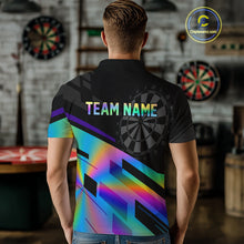 Load image into Gallery viewer, Custom Dartboard Holographic Dart Shirt For Men Outfit Polo Dart Team Jersey NYN1335