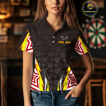 Load image into Gallery viewer, Multicolor Dartboard Darts Shirt For Women - Custom Team &amp; Name For Darts Jersey NYN0527