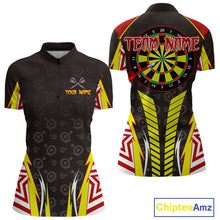 Load image into Gallery viewer, Multicolor Dartboard Darts Shirt For Women - Custom Team &amp; Name For Darts Jersey NYN0527