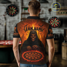 Load image into Gallery viewer, Custom Dart Jerseys For Men Skull Flame Dartboard, Outfits Dart Team Shirts NYN1228