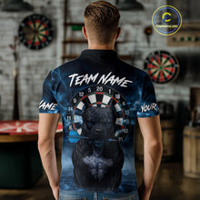 Load image into Gallery viewer, Bulldog Play Darts Men's Polo Shirt Darts Jersey Custom Name For Players NYN0738