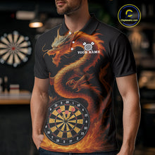 Load image into Gallery viewer, Custom Funny Dragon Darts Shirt For Men Personalized Darts Jerseys, Darts Team Shirt NYN1170