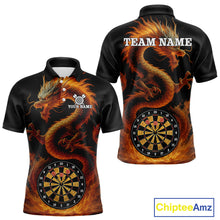 Load image into Gallery viewer, Custom Funny Dragon Darts Shirt For Men Personalized Darts Jerseys, Darts Team Shirt NYN1170