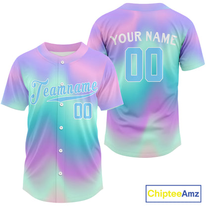 Personalized Holographic Baseball Jerseys Custom Baseball Jersey For Men & Youth NYN1210