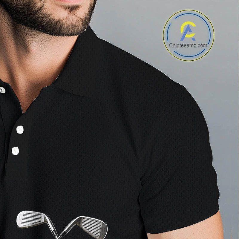 Custom Funny Golf Polo Shirt For Men Angry Banana Golfer Shirt Custom Name Team Golf Jersey NYN4330