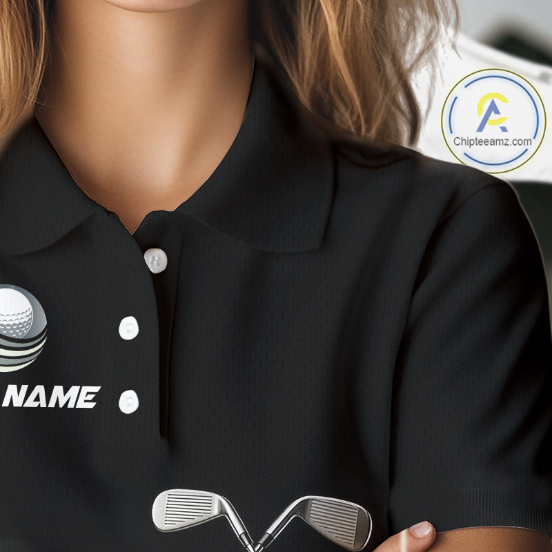 Custom Funny Golf Polo Shirt For Women Angry Potato Golfer Shirt Custom Name Team Golf Jersey NYN4331
