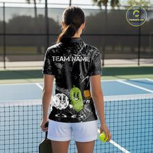 Load image into Gallery viewer, Custom Pickle And Ball Funny Pickleball Ball T-Shirt For Women Outfits Pickleball Jerseys NYN2487
