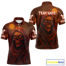 Load image into Gallery viewer, Custom Spooky Skull Dartboard Halloween Dart Jersey For Men Hallows’ Eve Dart Team Jerseys NYN1401