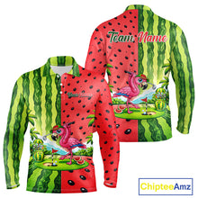 Load image into Gallery viewer, Funny Watermelon Polo Shirt Mens Golf Polo Shirts Custom Tropical Pattern Flamingo Golf Shirts NYN2878