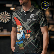 Load image into Gallery viewer, Custom Santa Claus Dartboard Funny Christmas Dart Team Men Polo Shirt Xmas Dart Gifts NYN1537