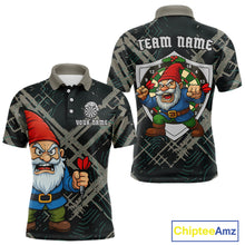 Load image into Gallery viewer, Custom Santa Claus Dartboard Funny Christmas Dart Team Men Polo Shirt Xmas Dart Gifts NYN1537