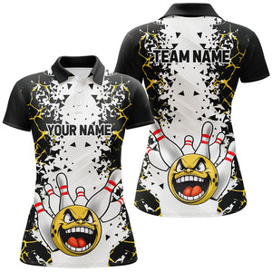 Custom Funny Bowling Shirts for Women Bowling Jersey Polo Bowling Performance QZT511