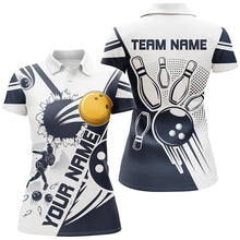 Load image into Gallery viewer, Personalized Bowling Shirt for Women Bowling Team League Polo Shirt for Women QZT408