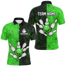 Load image into Gallery viewer, Custom Camo Polo Bowling Shirt Men Spider Bowling Team Jersey Multicolor QZT458