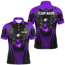 Load image into Gallery viewer, Custom Eagle Bowling Shirts Polo Bowling Team League for Men QZT434