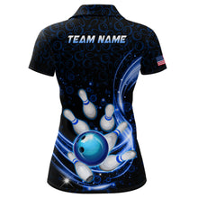 Load image into Gallery viewer, Personalized Camo Bowling Shirt for Women Custom Bowling Jersey Bowling Team League Polo Shirt QZT251