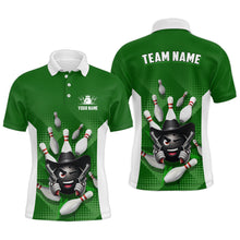 Load image into Gallery viewer, Personalized Funny Bowling Shirt Bowling Jersey for Men Polo Bowling Team League QZT409