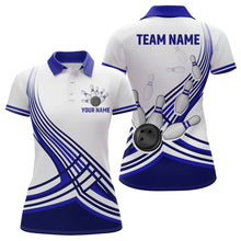 Load image into Gallery viewer, Personalized Women&#39;s Bowling Jersey Polo Bowling Team Shirts Bowlwing Gifts QZT502