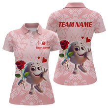 Load image into Gallery viewer, Custom Bowling Shirt for Couples Polo Ladies Bowling Shirts Sympathy Shirt for Men Women QZT610