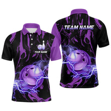 Load image into Gallery viewer, Custom Men Bowling Shirts Polo Bowling Jersey Multicolor Bowling Team League QZT484