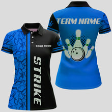 Load image into Gallery viewer, Custom Bowling Shirt for Women Bowling Jersey Bowling Team League Polo Shirt QZT100