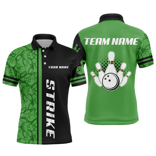 Custom Bowling Shirt for Men Bowling Jersey Bowling Team League Polo & Quarter-Zip Shirt QZT100