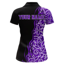 Load image into Gallery viewer, Custom Bowling Shirt for Women Personalized Bowling Jersey Bowling Team League Polo Shirt QZT66