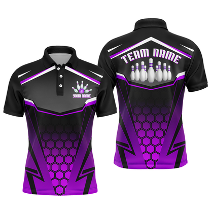 Personalized Bowling Shirt Multicolor Bowling Team League Men Bowling Jersey Polo Shirt Unisex QZT265
