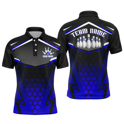 Personalized Bowling Shirt Multicolor Bowling Team League Men Bowling Jersey Polo Shirt Unisex QZT265