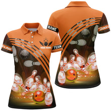 Load image into Gallery viewer, Custom Bowling Shirt for Women Bowling Jersey Bowling Team League Polo Shirt QZT45