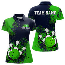Load image into Gallery viewer, Personalized Women&#39;s Bowling Shirts Bowling Jersey Polo Bowling Performance QZT497