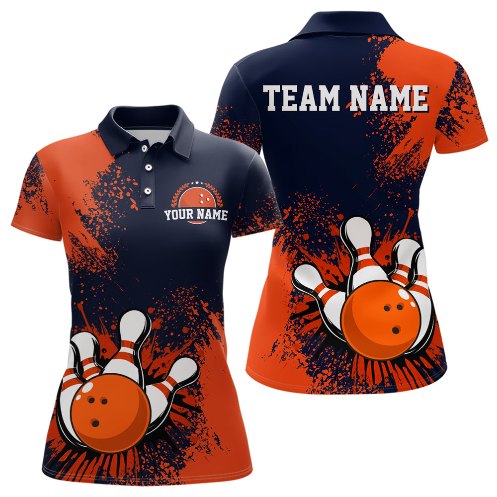 Personalized Women's Bowling Shirts Bowling Jersey Polo Bowling Performance QZT497