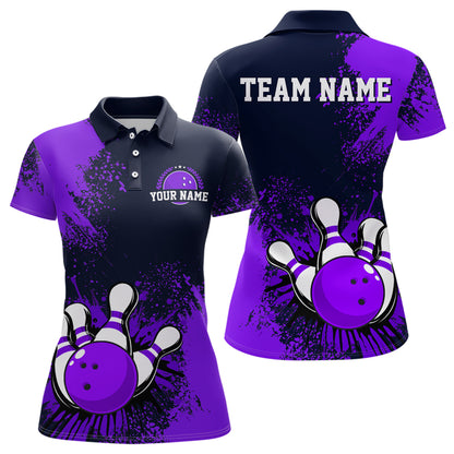 Personalized Women's Bowling Shirts Bowling Jersey Polo Bowling Performance QZT497