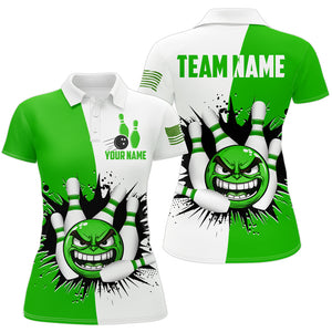 Personalized Funny Bowling Shirts for Women Polo Bowling Team Jersey QZT414