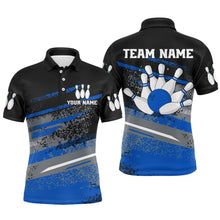 Load image into Gallery viewer, Personalized Men's Bowling Jersey Polo Bowling Team Shirts Bowling Gifts QZT501