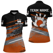 Load image into Gallery viewer, Personalized Women&#39;s Bowling Jersey Quarter Zip Bowling Team Shirts Bowling Gifts QZT501