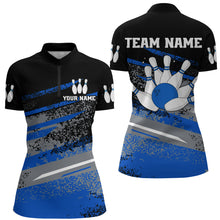 Load image into Gallery viewer, Personalized Women&#39;s Bowling Jersey Quarter Zip Bowling Team Shirts Bowling Gifts QZT501