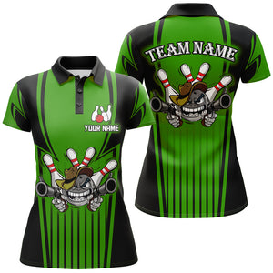 Custom Bowling Shirt for Women Bowling Jersey Bowling Team League Polo Shirt QZT44