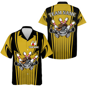 Custom Bowling Shirt for Men and Women Bowling Jersey Bowling Team League Hawaii Shirt QZT44-1