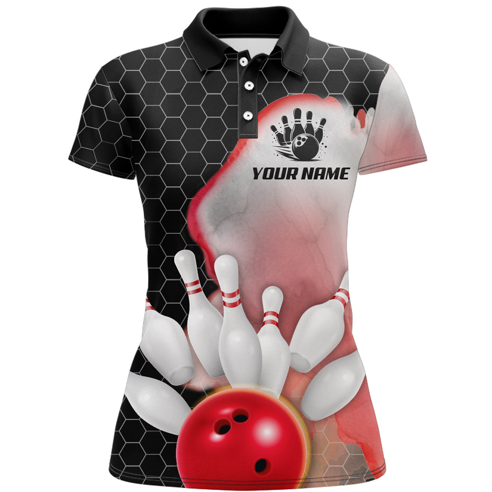 Personalized Bowling Shirt for Women Bowling Jersey Polo Shirt Unisex QZT284