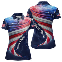 Load image into Gallery viewer, American Bowling Shirt for Men Women Custom Polo Bowling Team League QZT616