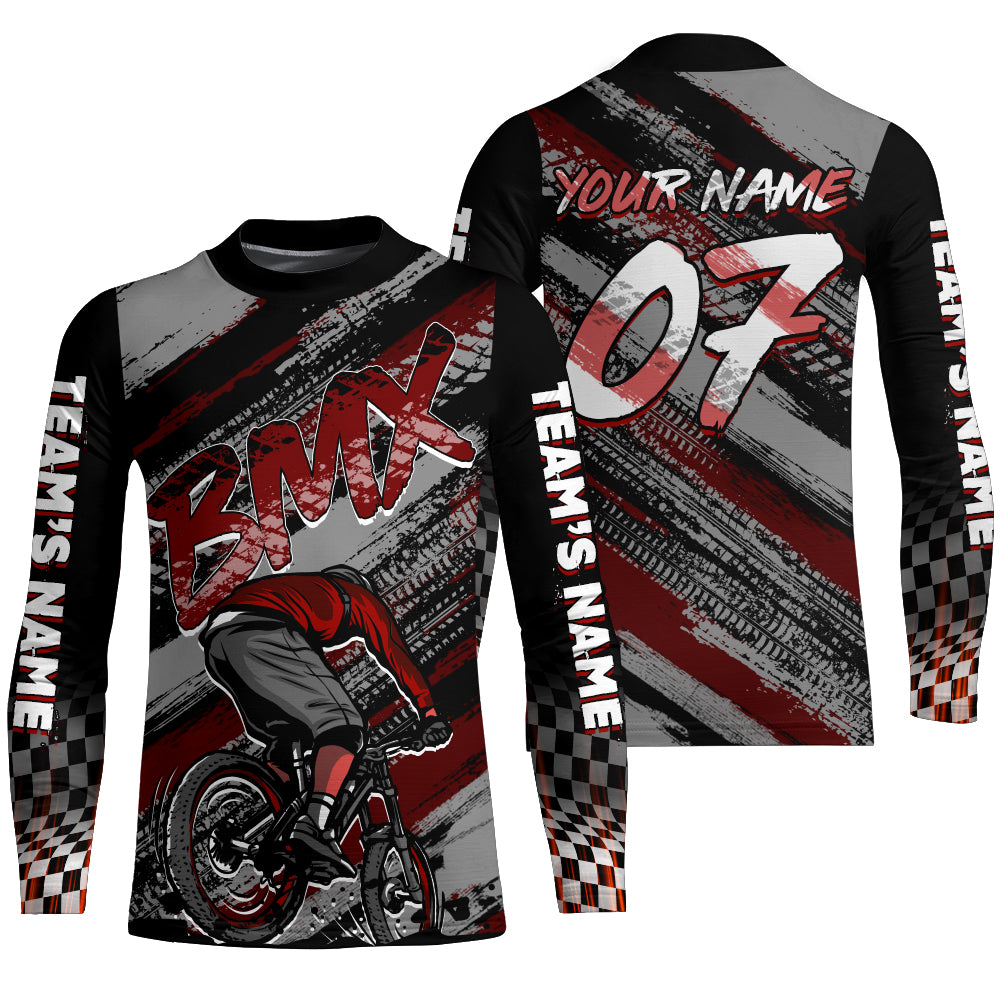 Personalized American BMX racing jersey UPF30+ Patriotic Cycling Shirt Bicycle Motocross Racewear| LUT16