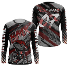 Load image into Gallery viewer, Personalized American BMX racing jersey UPF30+ Patriotic Cycling Shirt Bicycle Motocross Racewear| LUT16