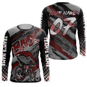 Personalized American BMX racing jersey UPF30+ Patriotic Cycling Shirt Bicycle Motocross Racewear| LUT16