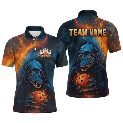 Custom Alligator Bowling Team Shirt Unisex Bowling Jersey for Men Polo & 1/4-Zip QZT754