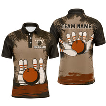 Load image into Gallery viewer, Personalized Bowling Team Shirts Multicolor Men's Bowling Shirt Polo Bowling Gifts QZT490