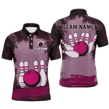 Load image into Gallery viewer, Personalized Bowling Team Shirts Multicolor Men's Bowling Shirt Polo Bowling Gifts QZT490