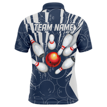 Load image into Gallery viewer, Custom Bowling Shirt Bowling Jersey for Men Bowling Team League Polo Shirt QZT252