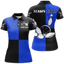 Load image into Gallery viewer, Polo Bowling Shirts Customized for Women Bowling Jersey Bowling Team League QZT425